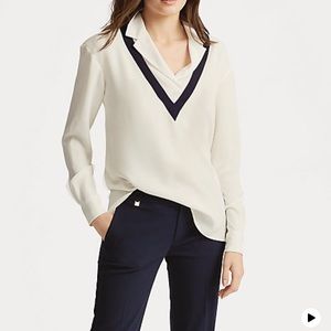 Lauren by Ralph Lauren Layered Georgette Top